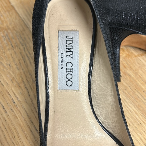 Jimmy Choo Luna Kitten Heel Shoes - Picture 4 of 12